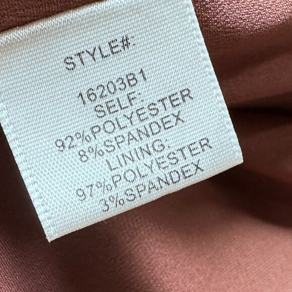 Faux Suede Brown Scalloped Light Weight Jacket - Picture 7 of 11